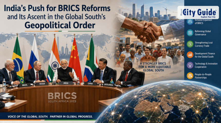 India’s Push for BRICS Reforms and Its Ascent in the Global South’s Geopolitical Order