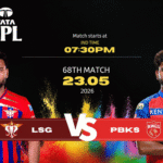 LSG vs PBKS Match Today IPL 2026 Pitch Report, Playing XI, Weather Report, Match Prediction & Live Streaming