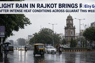 Light Rain in Rajkot Brings Relief After Intense Heat Conditions Across Gujarat This Week