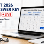 MHT CET 2026 PCM Answer Key Today LIVE Session 1 Response Sheet, Objection Tracker