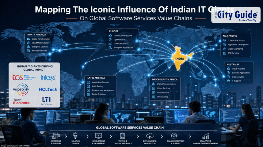 Mapping The Iconic Influence Of Indian IT Giants On Global Software Services Value Chains