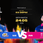 Mumbai Indians vs Rajasthan Royals Match Today IPL 2026 Pitch Report, Playing XI, Weather Report, Match Prediction & Live Streaming