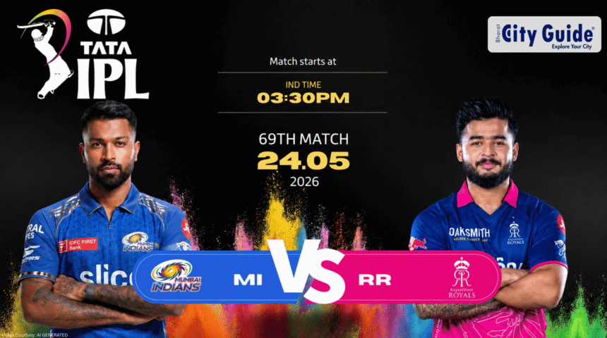 Mumbai Indians vs Rajasthan Royals Match Today IPL 2026 Pitch Report, Playing XI, Weather Report, Match Prediction & Live Streaming
