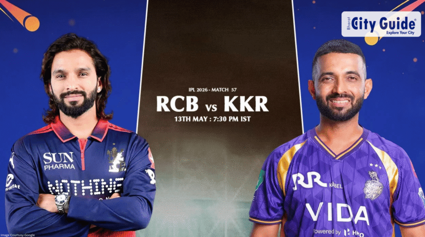 RCB vs KKR Match Today IPL 2026: Pitch Report, Stadium, Playing XI, Live Streaming & Full Match Details