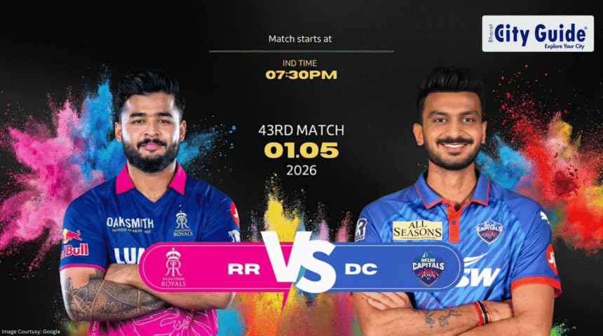 RR vs DC Match Today IPL 2026: Pitch Report, Stadium, Playing XI, Live Streaming & Full Match Details