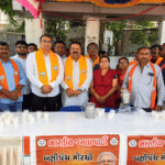 Rajkot BJP Chhas Distribution Program A Noble Step of Public Service During Extreme Summer Heat