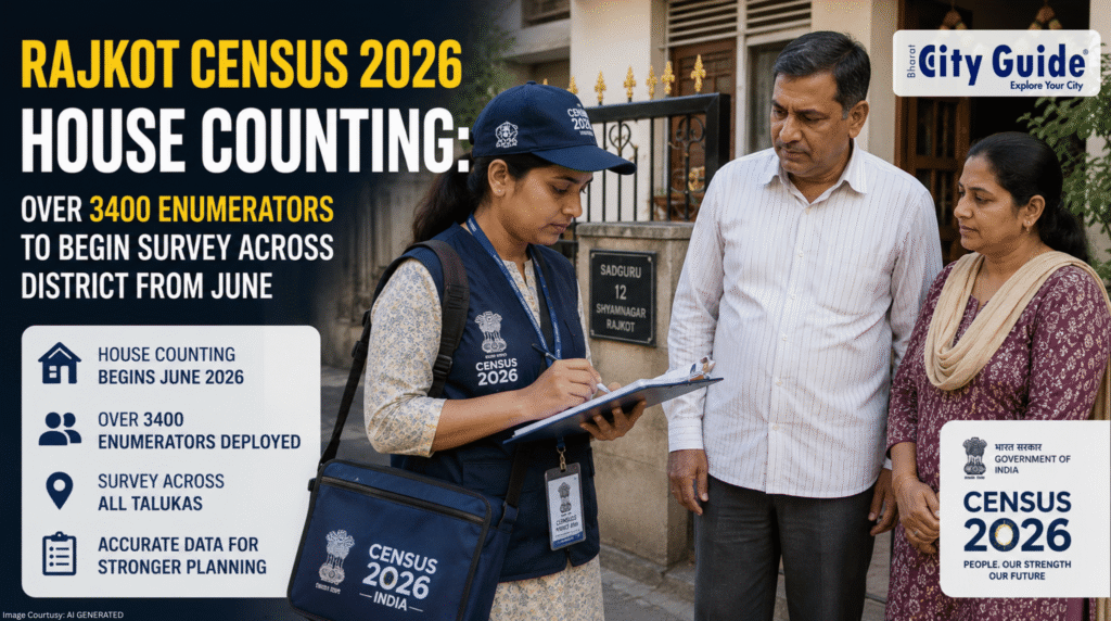 Enumarators Rajkot Census 2026 House Counting: Over 3400 Enumerators to Begin ...