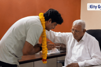 Rajkot Mayor Nehal Shukla Meets Vajubhai Vala: A Message of Leadership, Legacy, and Public Service