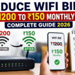 Reduce WiFi Bill from ₹1200 to ₹150 Monthly in India: Complete Guide 2026
