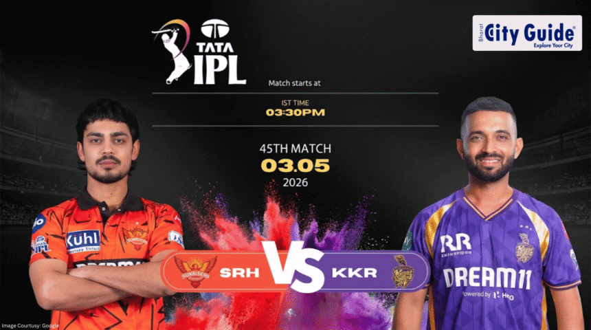 SRH vs KKR Match Tomorrow Afternoon IPL 2026: Pitch Report, Stadium, Playing XI, Live Streaming & Full Details