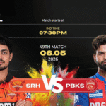 SRH vs PBKS Match Today IPL 2026 Pitch Report, Stadium, Playing XI, Live Streaming & Full Match Details