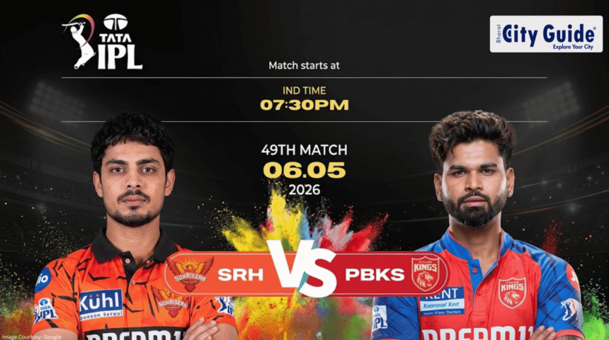 SRH vs PBKS Match Today IPL 2026 Pitch Report, Stadium, Playing XI, Live Streaming & Full Match Details
