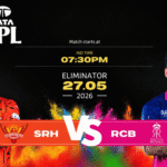 SRH vs RR Match Today IPL 2026 Eliminator Pitch Report, Playing XI, Weather Report, Match Prediction & Live Streaming