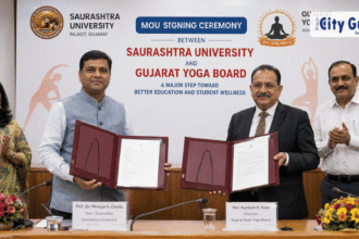 Saurashtra University Gujarat Yoga Board MOU A Major Step Toward Better Education and Student Wellness