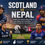 Scotland vs Nepal: Complete Match Analysis, History, Records, Key Players, and Future of the Rivalry