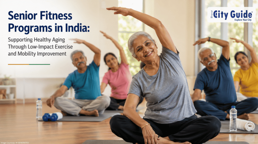 Senior Fitness Programs in India Supporting Healthy Aging Through Low-Impact Exercise and Mobility Improvement