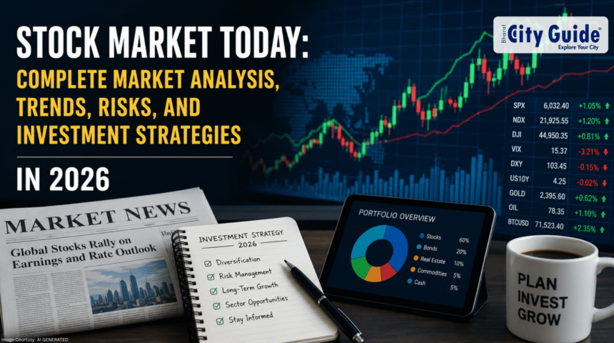 Stock Market Today: Complete Market Analysis, Trends, Risks, and Investment Strategies in 2026