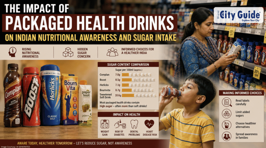 The Impact of Packaged Health Drinks on Indian Nutritional Awareness and Sugar Intake