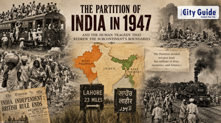 The Partition of India in 1947 and the Human Tragedy That Redrew the Subcontinent’s Boundaries