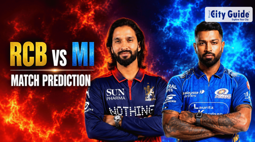 Today IPL Match RCB vs MI Prediction Based on Player Form & Last Match Performance IPL 2026