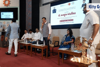 Union Minister Mansukh Mandaviya Interacts with Entrepreneurs in Rajkot