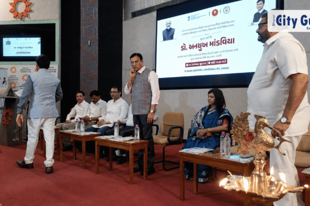 Union Minister Mansukh Mandaviya Interacts with Entrepreneurs in Rajkot