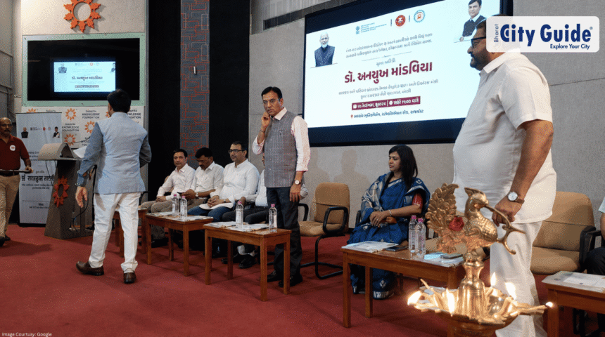 Union Minister Mansukh Mandaviya Interacts with Entrepreneurs in Rajkot