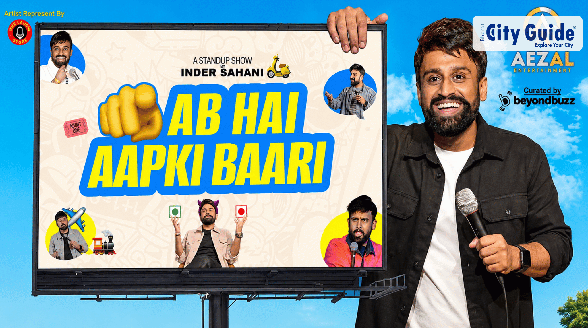 Ab Hai Aapki Bari by Inder Sahani in Rajkot An Interactive Stand-Up Comedy Experience Like No Other