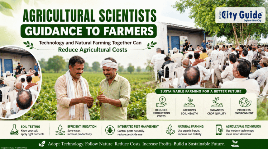 Agricultural Scientists Guidance to Farmers Technology and Natural Farming Together Can Reduce Agricultural Costs