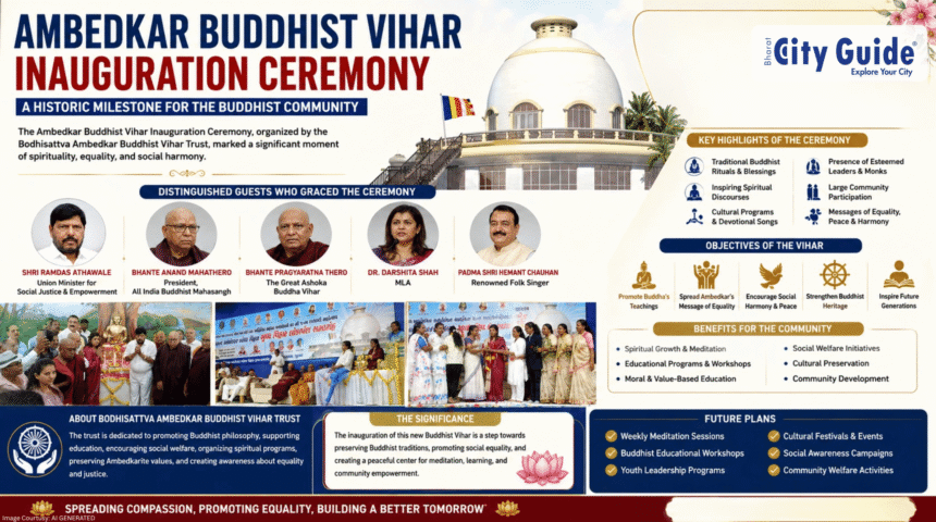 Ambedkar Buddhist Vihar Inauguration Ceremony: A Historic Milestone for the Buddhist Community