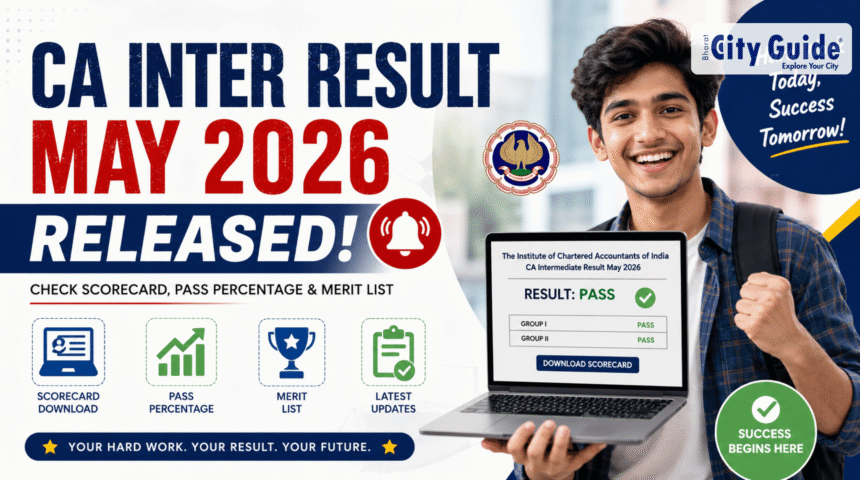 CA Inter Result May 2026 Released Scorecard, Pass Percentage, Merit List and Latest Updates