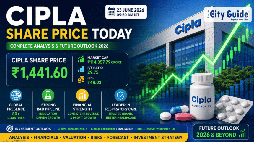 Cipla Share Price: Complete Analysis, Financial Performance, Valuation and Future Outlook in 2026
