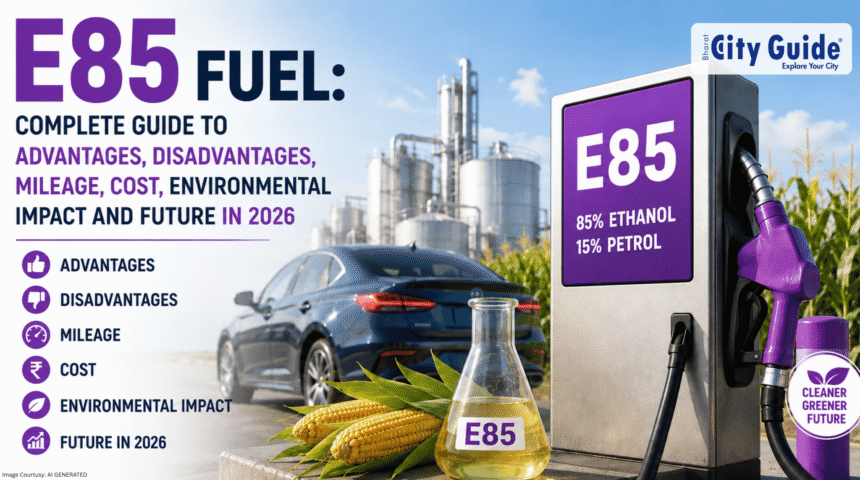 E85 Fuel: Complete Guide to Advantages, Disadvantages, Mileage, Cost, Environmental Impact and Future in 2026