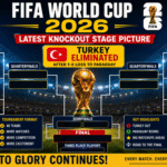 FIFA World Cup Brackets 2026: Latest Knockout Stage Picture, Turkey Elimination & Road to the Final