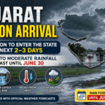 Gujarat Monsoon Arrival Monsoon to Enter the State in the Next 2–3 Days, Light to Moderate Rainfall Forecast Until June 30