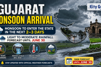 Gujarat Monsoon Arrival Monsoon to Enter the State in the Next 2–3 Days, Light to Moderate Rainfall Forecast Until June 30