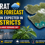 Gujarat Weather Forecast Light Rain Expected in 9 Districts While North Gujarat Remains Dry