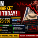 Indian Stock Market Crash Today Sensex Tumbles 800 Points, Nifty Slides Below 23,950 as IT Stocks Plunge and Infosys Falls Sharply