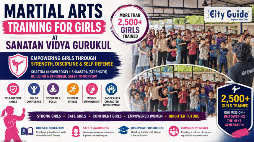 Martial Arts Training for Girls How 2,500+ Girls at Sanatan Vidya Gurukul Are Learning Strength, Discipline, and Self-Defense