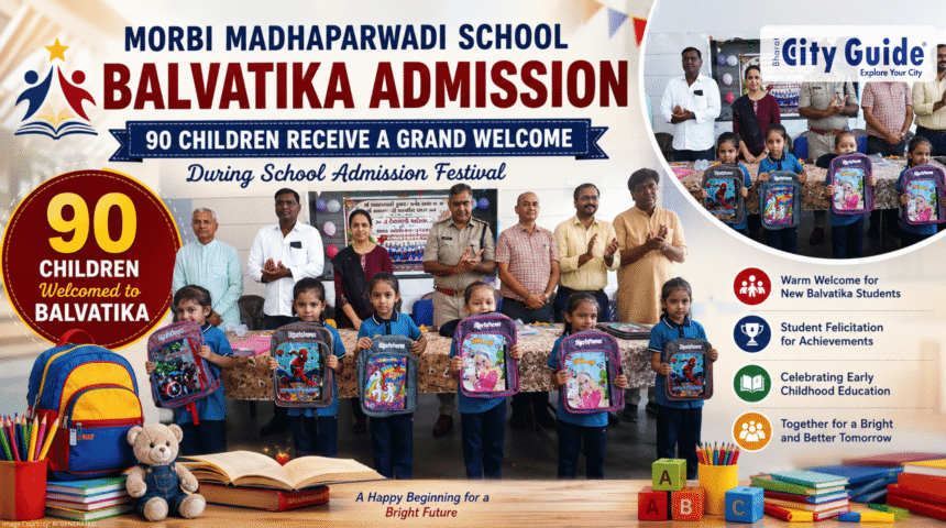 Morbi Madhaparwadi School Balvatika Admission: 90 Children Receive a Grand Welcome During School Admission Festival