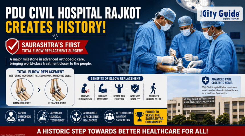 PDU Civil Hospital Rajkot Total Elbow Replacement Surgery Creates Medical History in Saurashtra