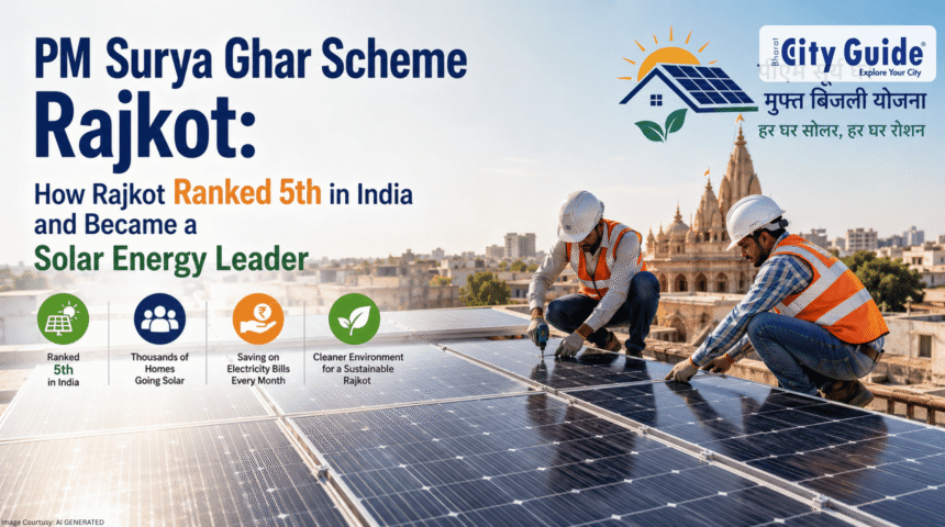 PM Surya Ghar Scheme Rajkot How Rajkot Ranked 5th in India and Became a Solar Energy Leader