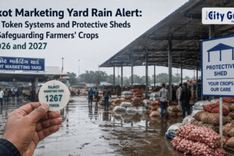 Rajkot Marketing Yard Rain Alert How Token Systems and Protective Sheds Are Safeguarding Farmers' Crops in 2026 and 2027