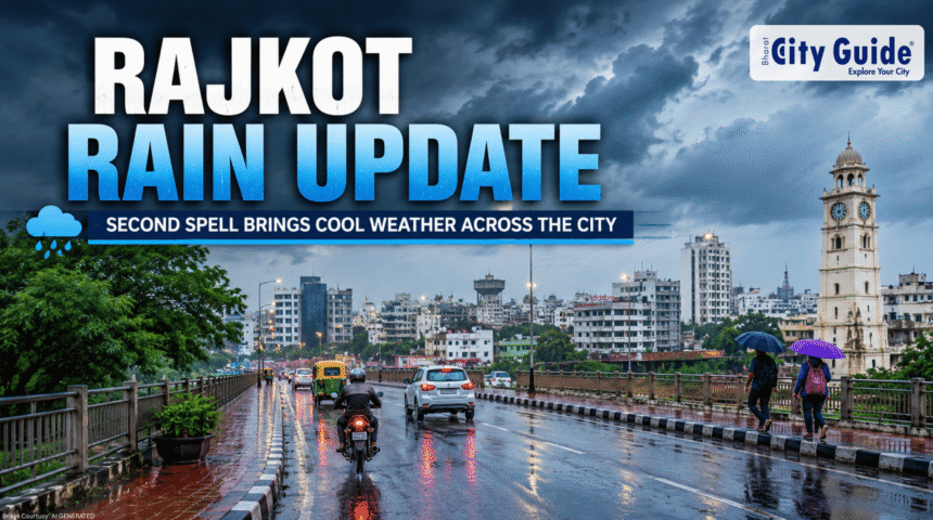 Rajkot Rain Update: Second Spell of Rain Brings Cool Weather Across the City