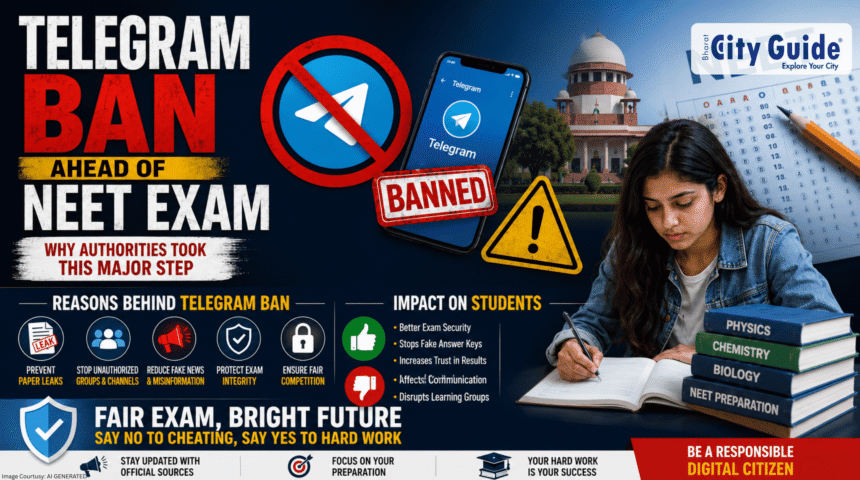 Telegram Ban Ahead of NEET Exam Why Authorities Took This Major Step