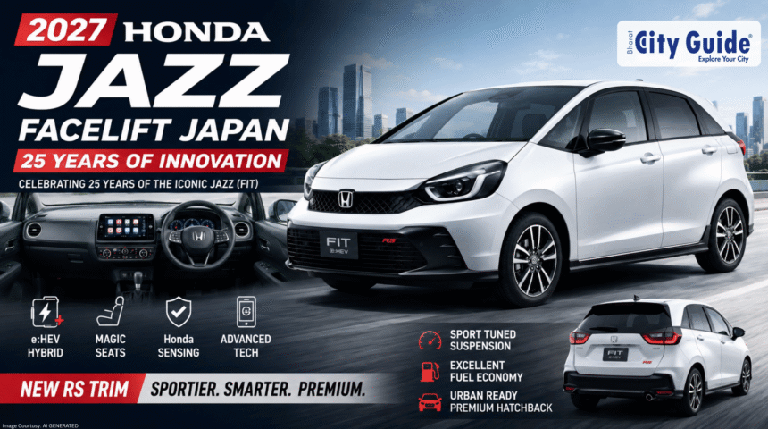 2027 Honda Jazz Facelift Japan Debuts Celebrating 25 Years With Smarter Tech, Sportier RS Trim, and Premium Upgrades
