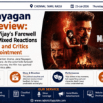 Jana Nayagan Movie Review: Chief Minister Vijay's Farewell Film Receives Mixed Reactions as Fans Rejoice and Critics Express Disappointment