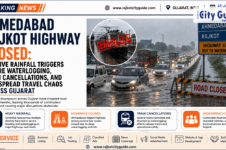 Ahmedabad Rajkot Highway Closed: Massive Rainfall Triggers Severe Waterlogging, Train Cancellations, and Widespread Travel Chaos Across Gujarat