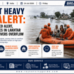 Gujarat Heavy Rain Alert: 3 Districts on Red Alert, Dramatic Rescues in Lakhtar and Virpur as Rivers Overflow