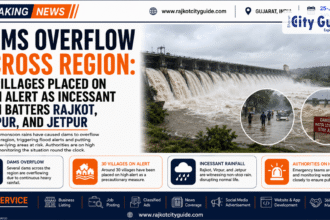 Dams Overflow Across Region: 30 Villages Placed on High Alert as Incessant Rain Batters Rajkot, Virpur, and Jetpur